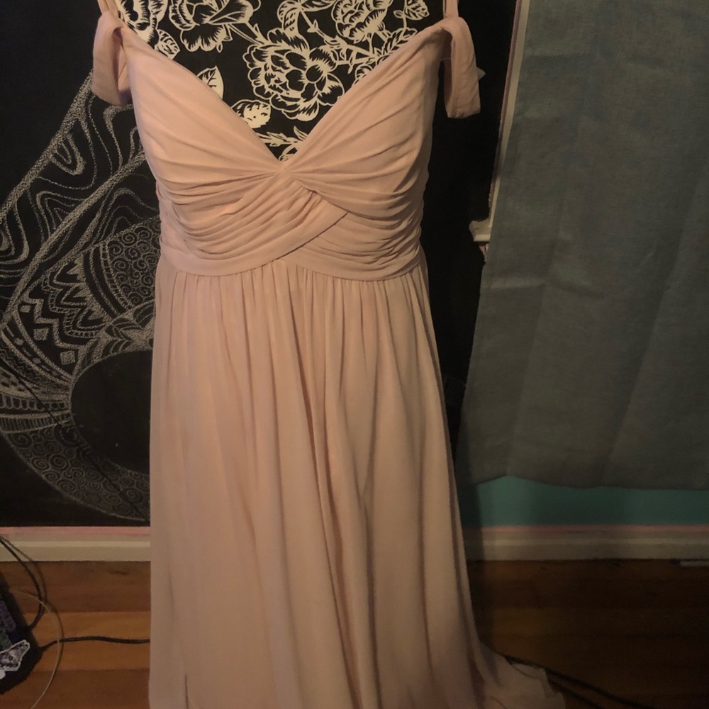 Hayley Paige Chiffon Dress